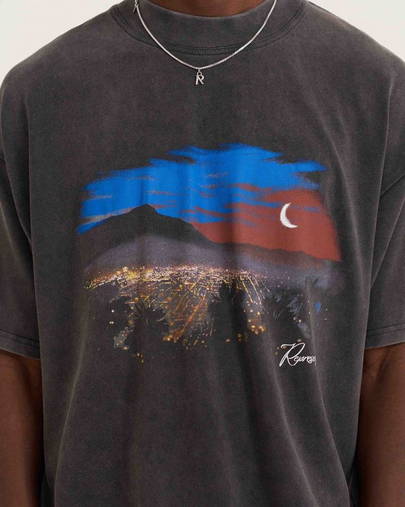 Pánské Tričko Represent The Hills Tmavě Šedé | CZ-LKNRW9123