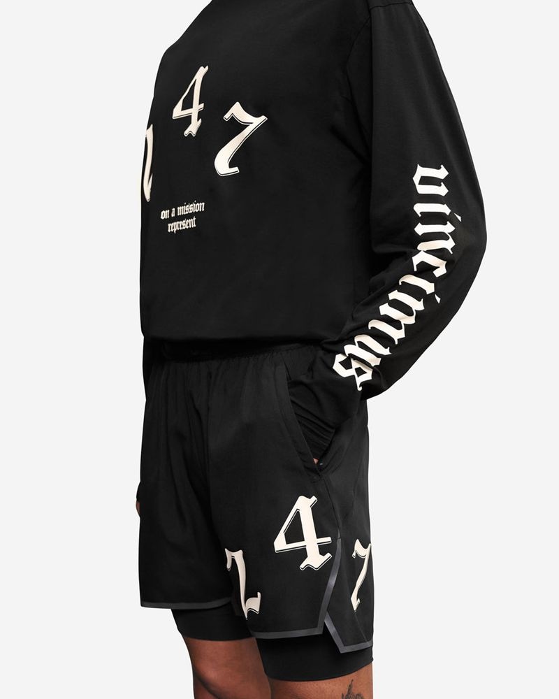 Pánské Tričko Represent Vintage 247 Long Sleeve Černé | CZ-SDEYH5236