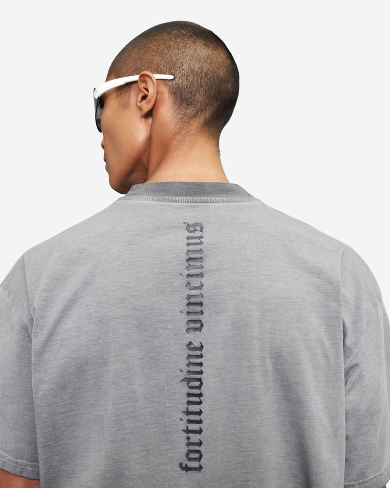 Pánské Tričko Represent Vintage 247 Oversized Šedé | CZ-MJEHT5926