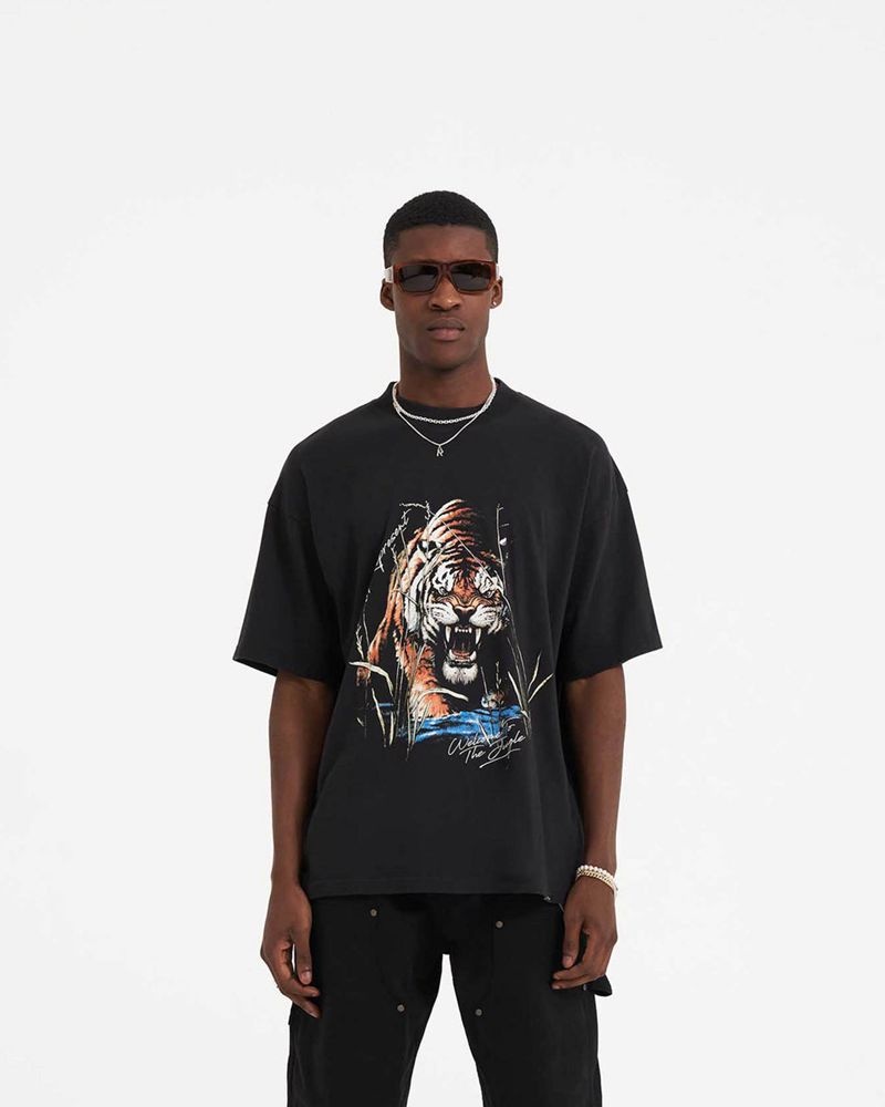 Pánské Tričko Represent Welcome To The Jungle Černé | CZ-IEKZG2564