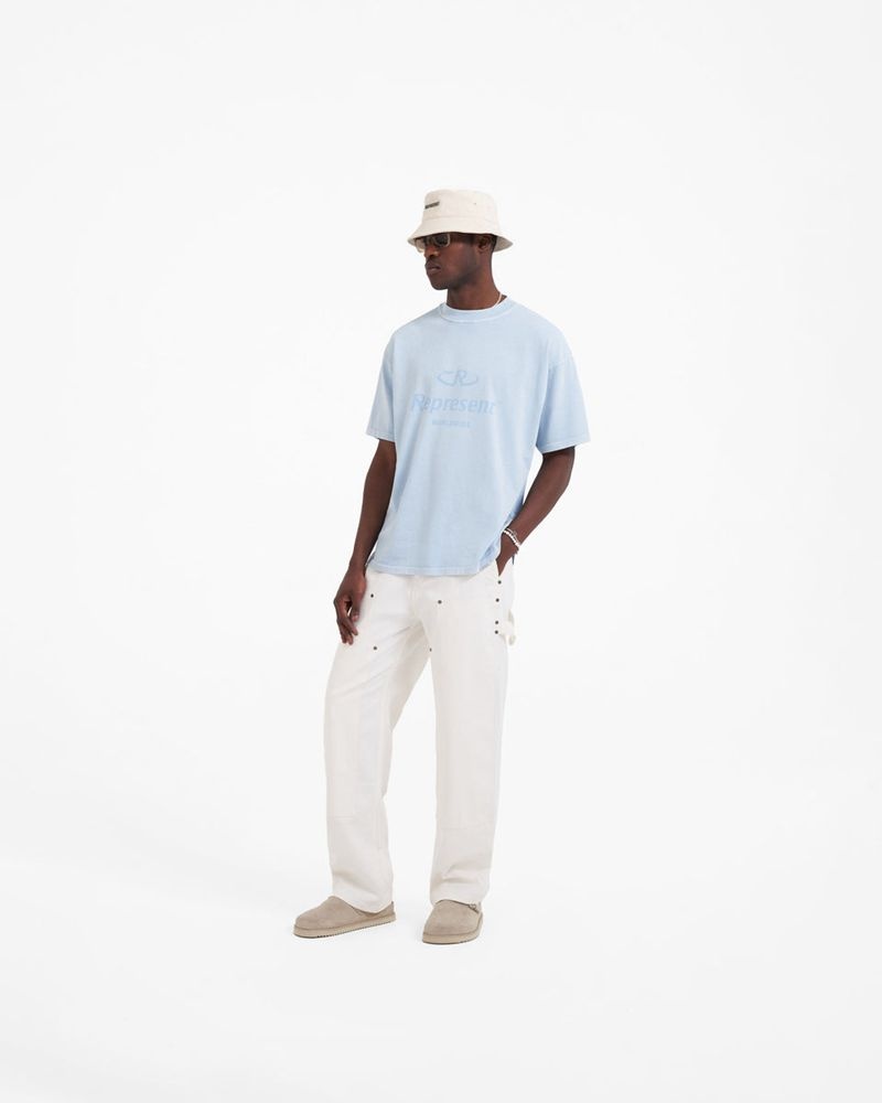Pánské Tričko Represent Worldwide Světle Blankyt | CZ-CVOPZ4510