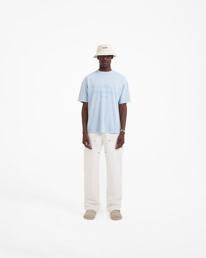 Pánské Tričko Represent Worldwide Světle Blankyt | CZ-CVOPZ4510