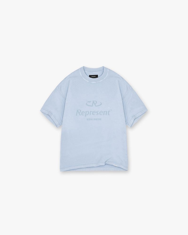 Pánské Tričko Represent Worldwide Světle Blankyt | CZ-CVOPZ4510