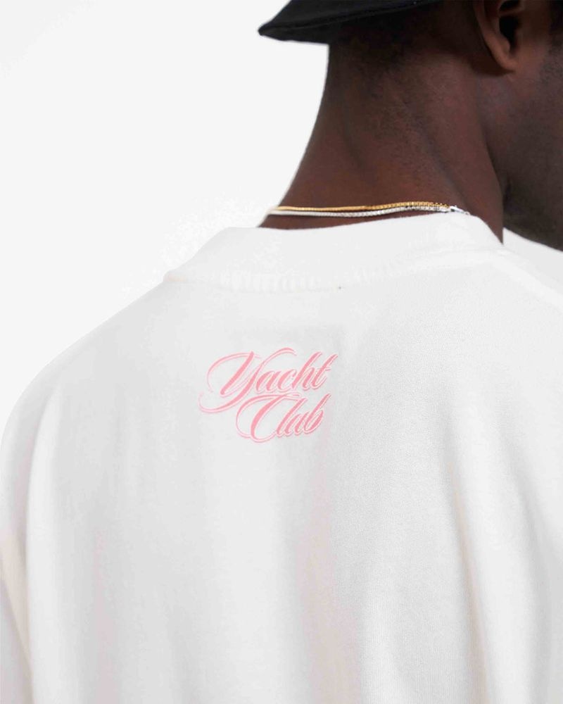 Pánské Tričko Represent Yacht Club Bílé | CZ-EMOJX5917