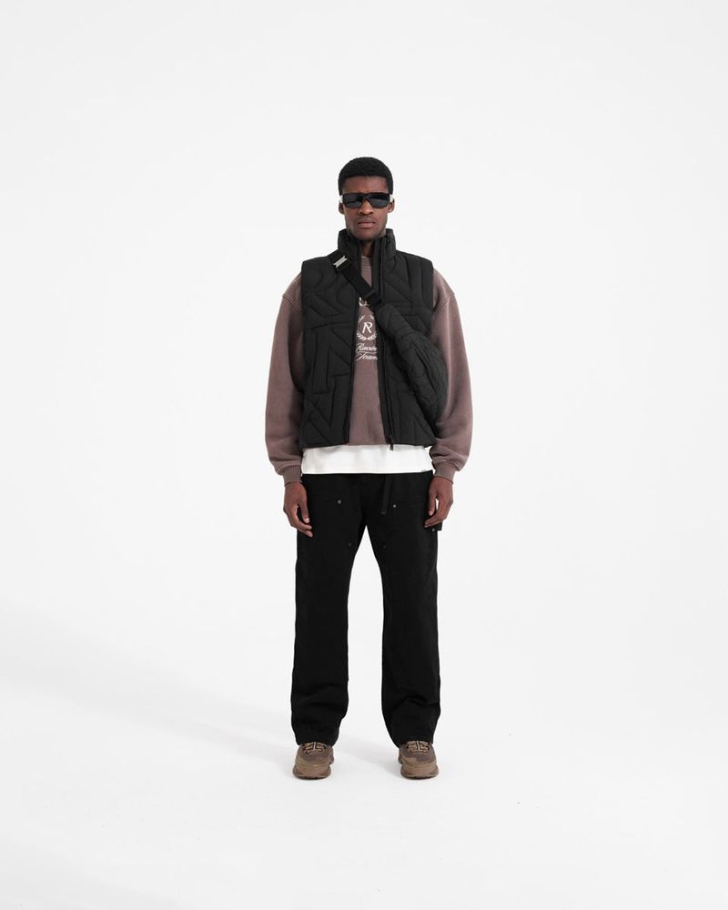 Pánské Vesta Represent Initial Černé | CZ-VBSNC4720