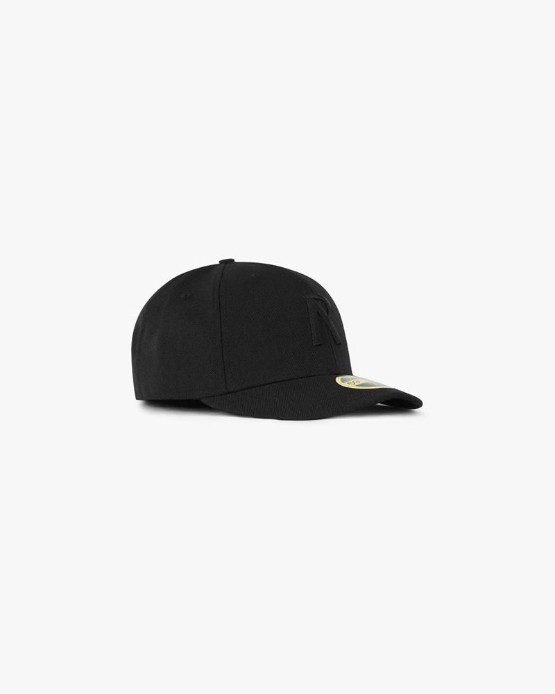 Pánské Čepice Represent Initial New Era 59fifty Černé | CZ-IBCET6032