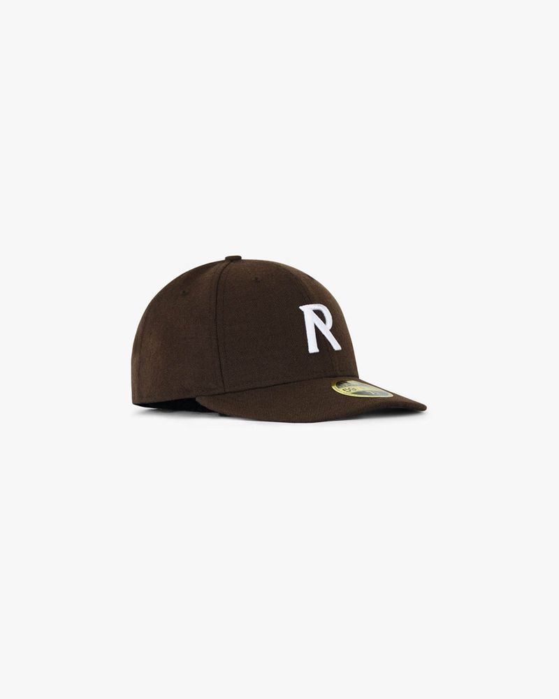 Pánské Čepice Represent Initial New Era 59fifty Tmavě Hnědé | CZ-RYXVI0439